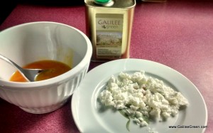 Feta cheese for Scrambled Eggs