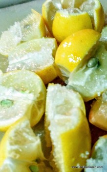 Spicy Preserved Lemons - Chop them first