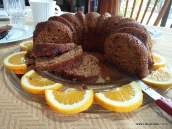 Use Olive Oil instead of butter in this cake